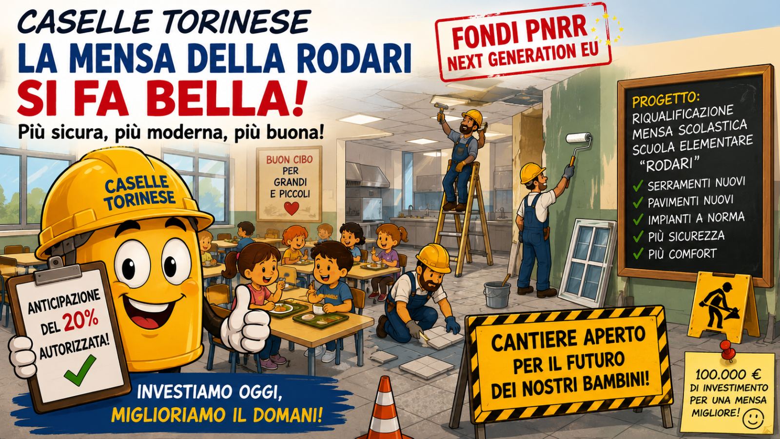 19 Giugno, Consiglio in arrivo, mensa Rodari in cantiere e liste elettorali aggiornate
