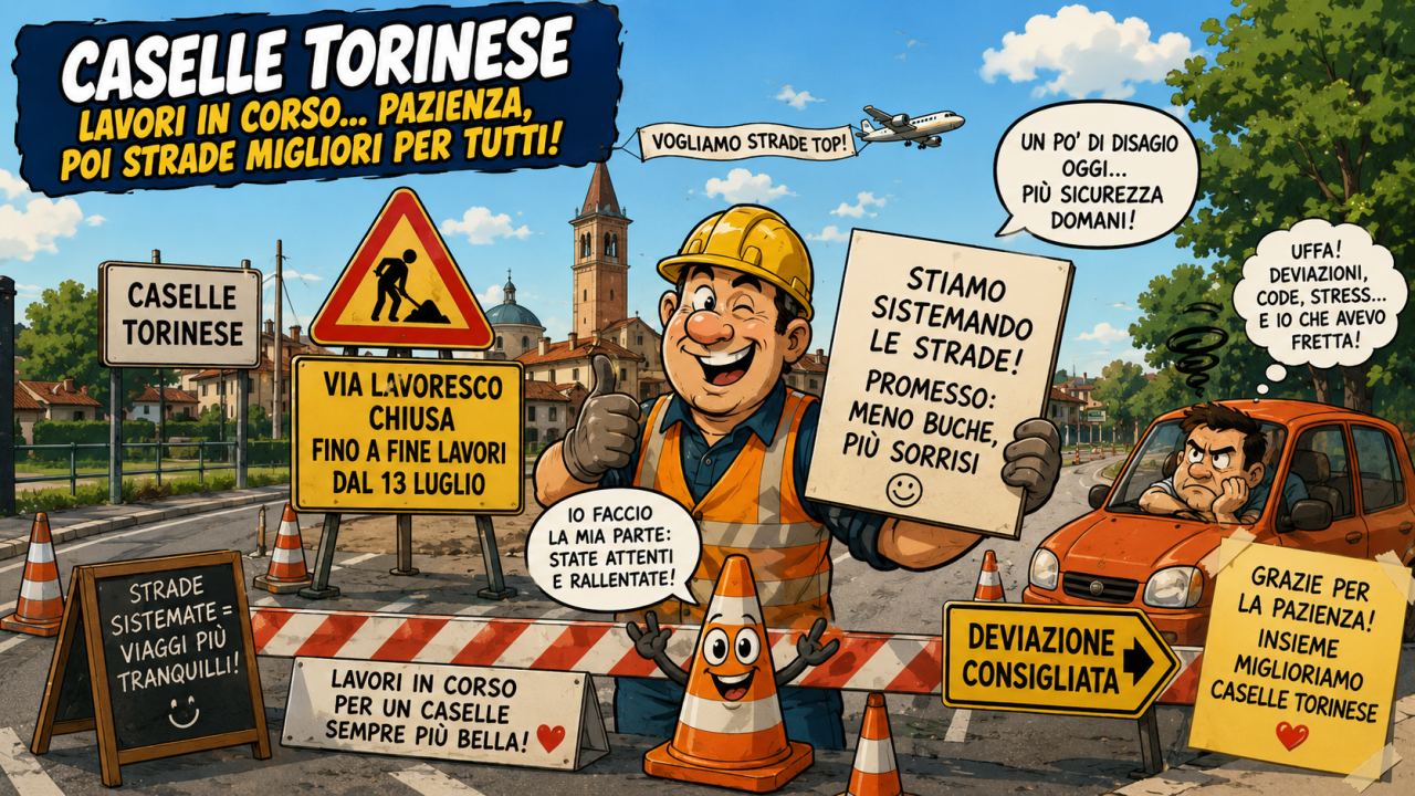 8 Luglio tra pizze, cantieri e strisce appena dipinte