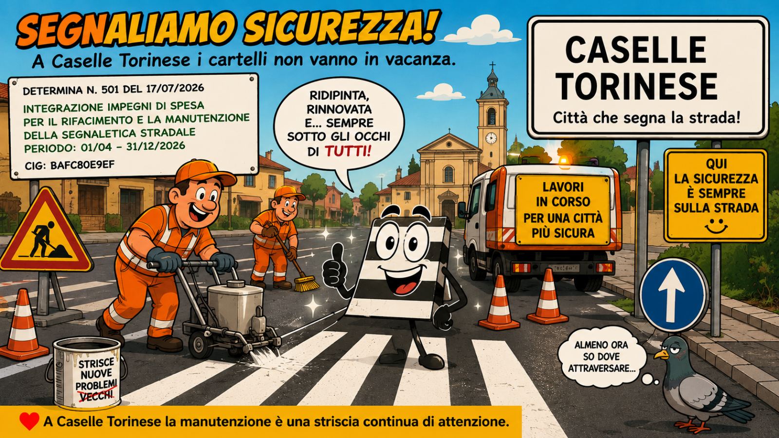 17 Luglio : nuovi parcheggi accessibili, aule studio e strade più sicure tra gli atti del giorno