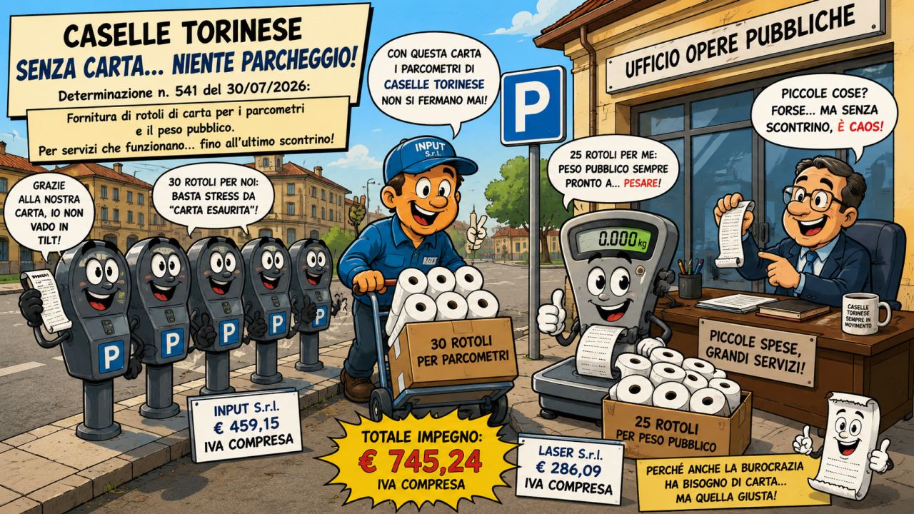 30 Luglio Caselle Torinese: tra buche, tende, asili e parcometri... il Comune non si è annoiato