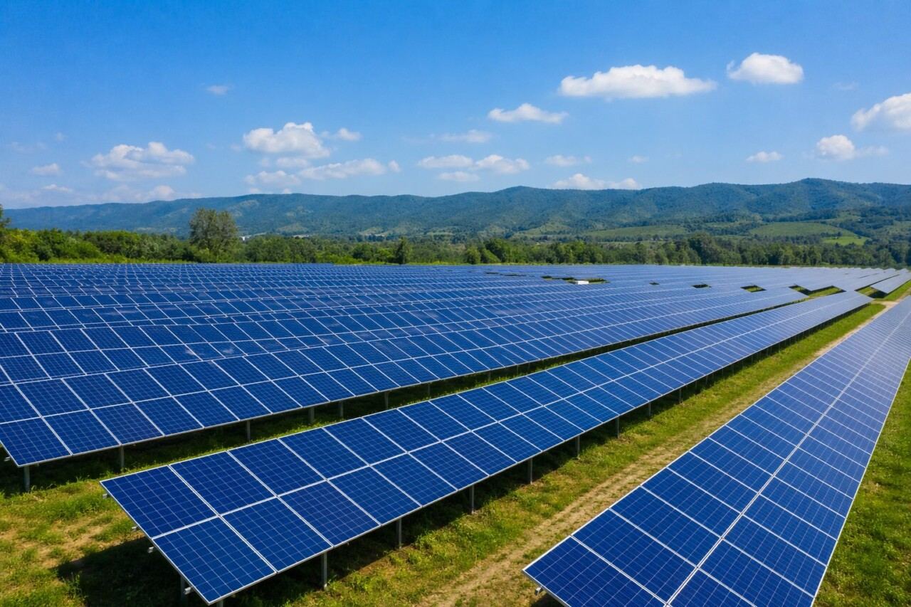 Sul tetto della Sala CEM i pannelli fotovoltaici