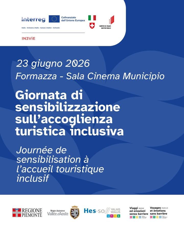 📅 23 giugno 📍 Sala Cinema del Municipio di Formazza 🌍 IN3ViE organizza una…