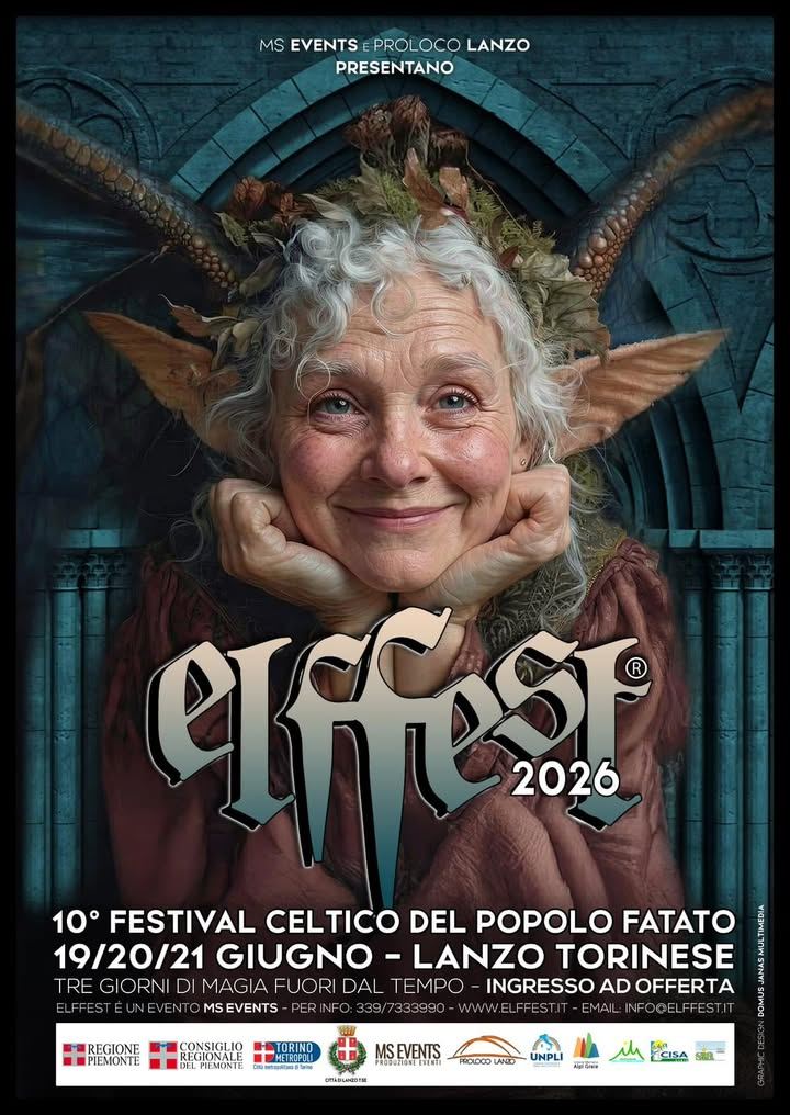 🧝‍♂️ L’ElfFest celebra dieci anni di magia a Lanzo Torinese 🗓Dal 19 al 21…