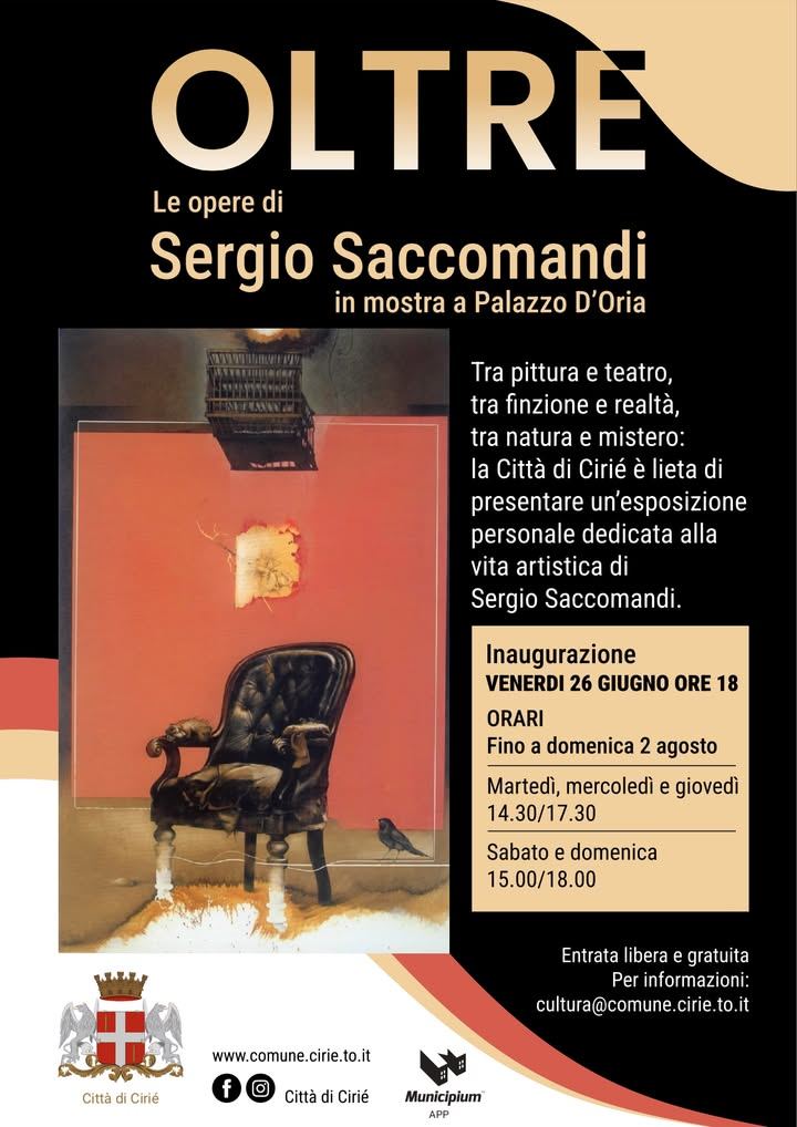 📣 🎭 🖼️ “𝐎𝐥𝐭𝐫𝐞” – a Palazzo D’Oria, da mercoledì 26 giugno, 𝐢𝐧 𝐦𝐨𝐬𝐭𝐫𝐚 𝐥𝐚 𝐯𝐢𝐭𝐚…