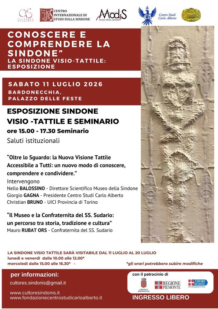 👩‍🦯La sindone non sarà più soltanto un mistero da osservare, ma un'esperienza…