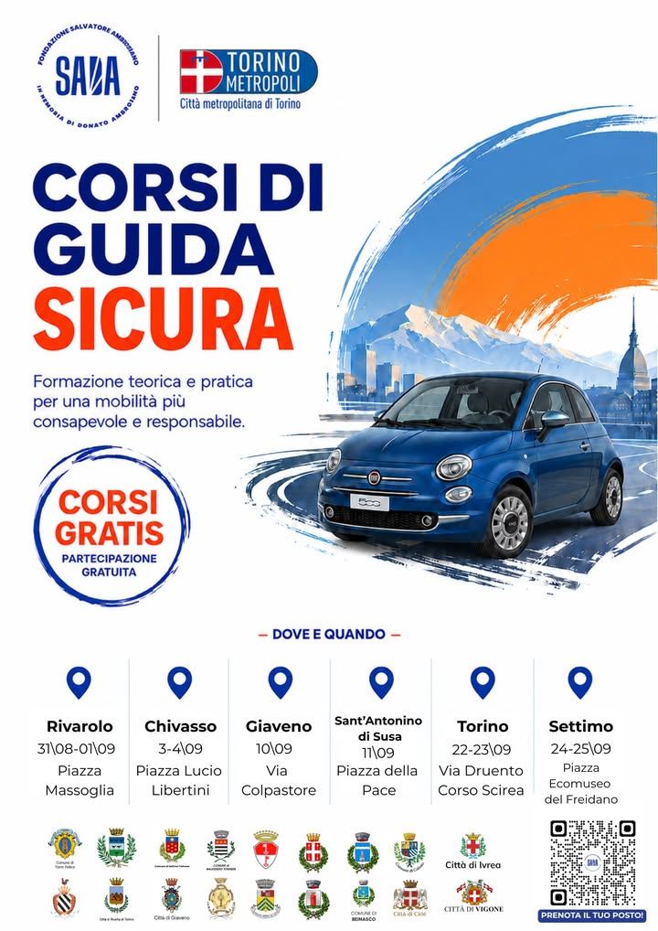 La Città metropolitana di Torino e la 𝐅𝐨𝐧𝐝𝐚𝐳𝐢𝐨𝐧𝐞 𝐒𝐚𝐥𝐯𝐚𝐭𝐨𝐫𝐞 𝐀𝐦𝐛𝐫𝐨𝐬𝐢𝐚𝐧𝐨 hanno…