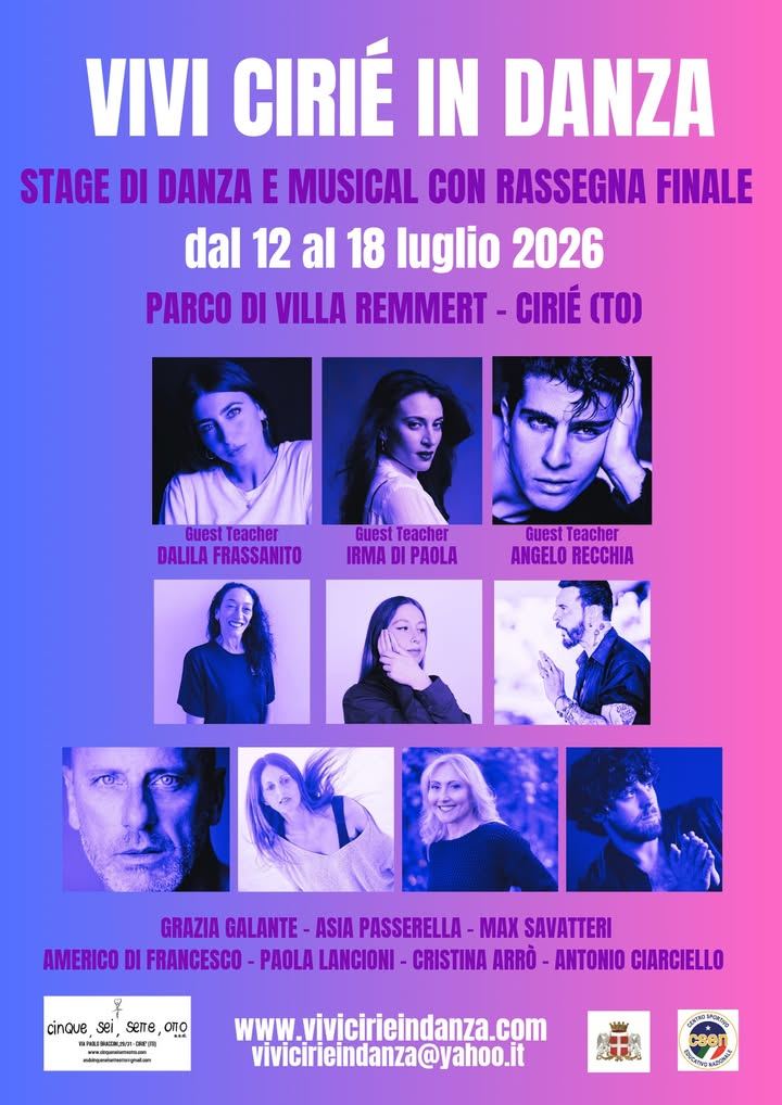 🩰 𝐕𝐢𝐯𝐢 𝐂𝐢𝐫𝐢𝐞́ 𝐢𝐧 𝐃𝐚𝐧𝐳𝐚 𝟐𝟎𝟐𝟔: cresce l'attesa per la rassegna finale al Parco di…