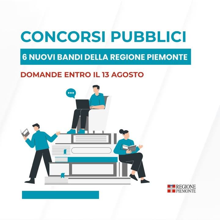 📢 Sono aperti sei concorsi pubblici per l'assunzione di funzionari e istruttori…