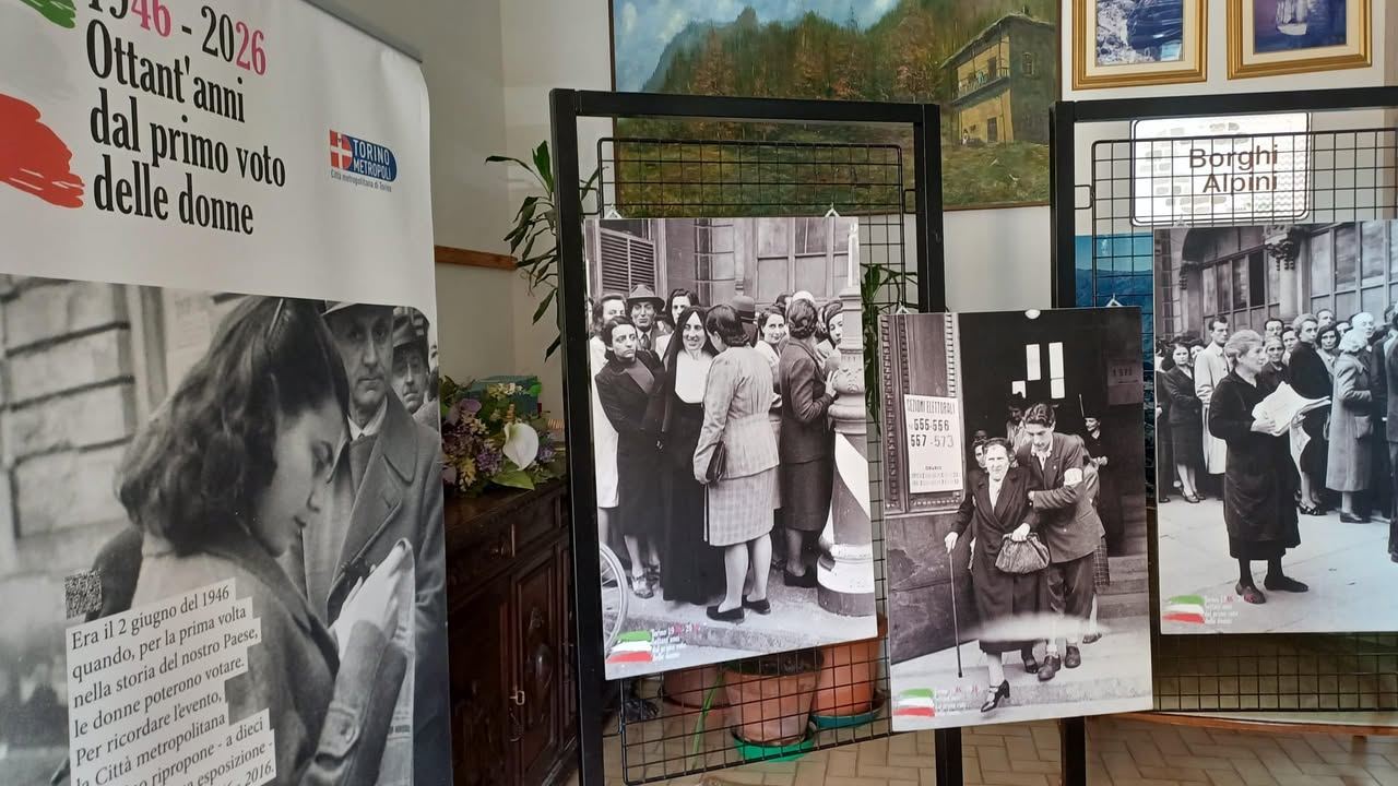 ✅Prosegue Il viaggio dell'esposizione “Torino 1946 - 2026: gli 80 anni del voto…