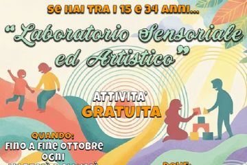 Laboratorio Sensoriale ed Artistico per giovani dai 15 ai 34 anni