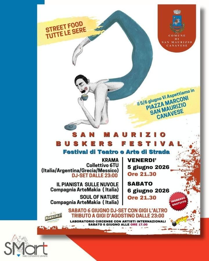 🏟️È tutto pronto per la terza edizione del Buskers Festival! Appuntamento…