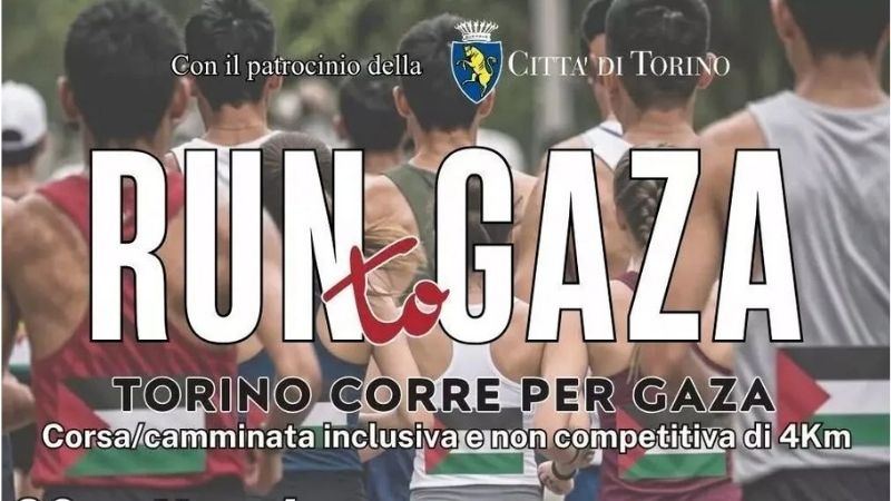🏃‍♀️ Domenica 6 settembre Torino ospita la “Run To Gaza”, una corsa/camminata dedicata alla solidarietà e alla vicinanza alla po...