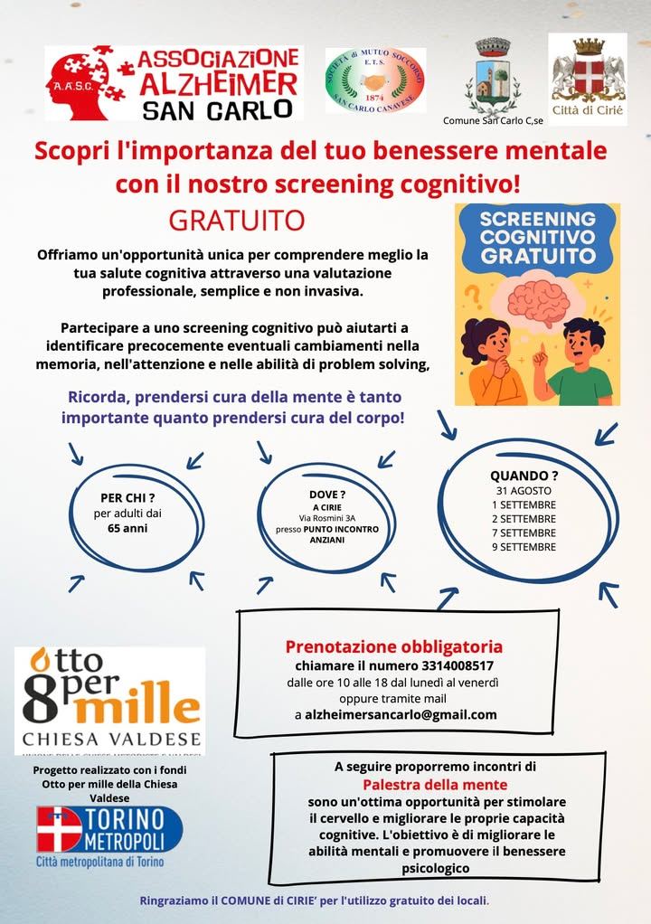 🧠 𝐒𝐜𝐫𝐞𝐞𝐧𝐢𝐧𝐠 𝐜𝐨𝐠𝐧𝐢𝐭𝐢𝐯𝐨 𝐠𝐫𝐚𝐭𝐮𝐢𝐭𝐨 𝐚 𝐂𝐢𝐫𝐢𝐞́: 𝐚𝐥 𝐯𝐢𝐚 𝐥'𝐢𝐧𝐢𝐳𝐢𝐚𝐭𝐢𝐯𝐚 𝐩𝐞𝐫 𝐥𝐚 𝐬𝐚𝐥𝐮𝐭𝐞…