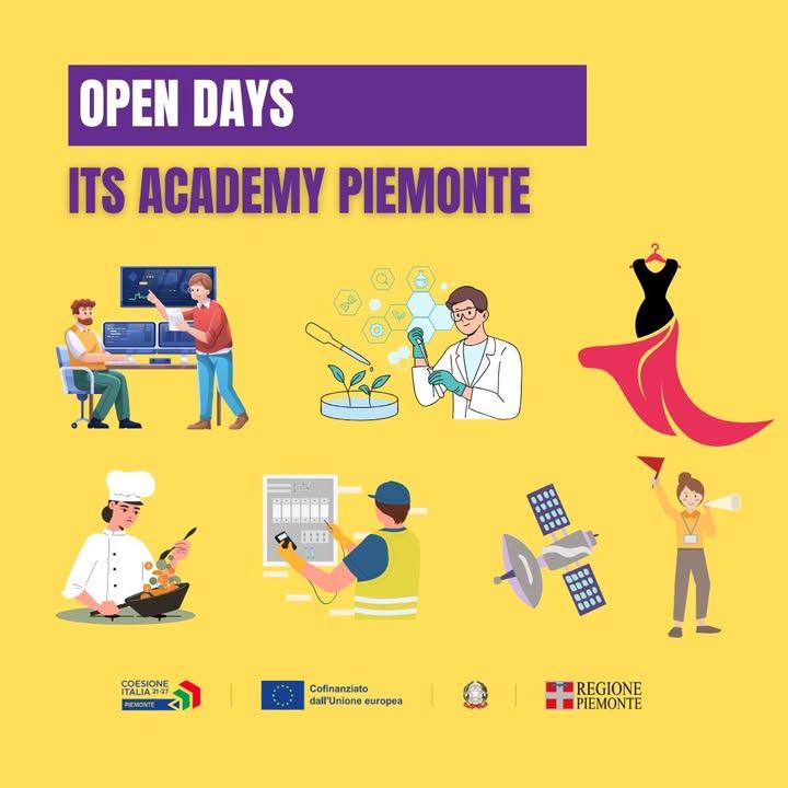 🎓 Scopri il tuo futuro con gli Open Day ITS Academy Piemonte! 🚀 Stai cercando…
