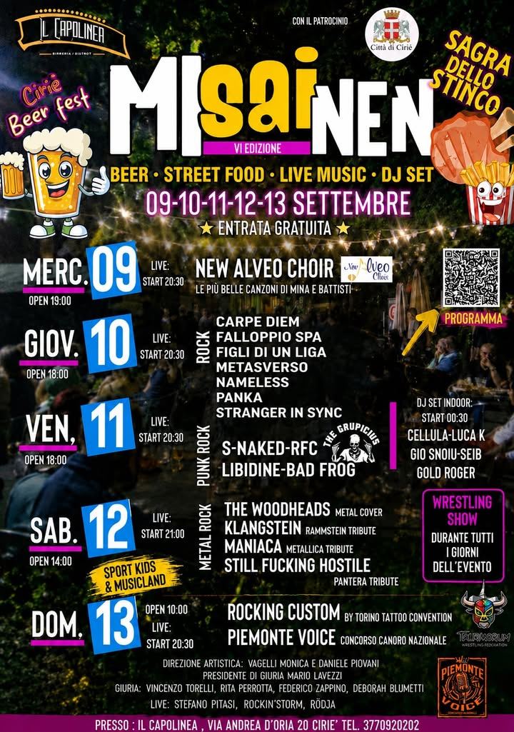 🍻 CINQUE GIORNI DI MUSICA, DIVERTIMENTO E FESTA! 🍻 È tutto pronto per la 6ª…