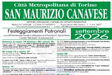 Festa Patronale di San Maurizio Martire 2026