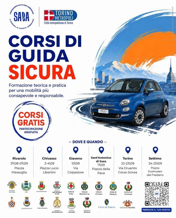 *CORSI DI GUIDA SICURA – PARTECIPAZIONE GRATUITA* La sicurezza stradale…