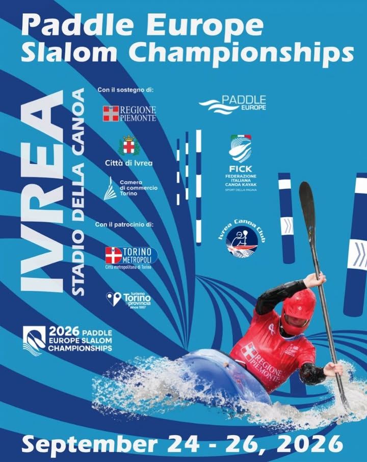 Si svolgeranno a Ivrea da giovedì 24 a sabato 26 settembre i 2026 Paddle Europe…