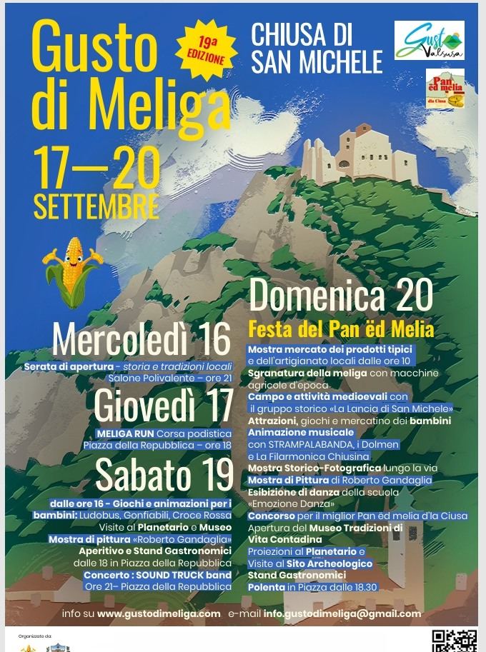 🌽Nella terza domenica di settembre a Chiusa di San Michele torna la…