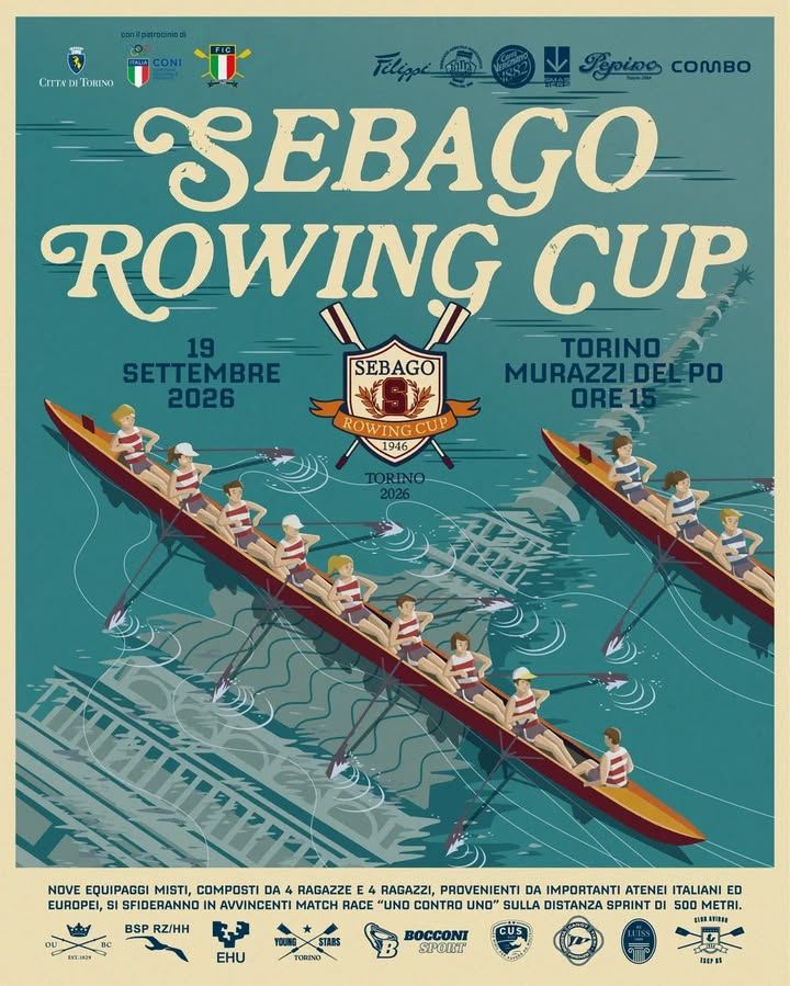 🚣‍♂️ Sabato 19 settembre alle ore 15:00, la Sebago Rowing Cup torna a Torino per la sua seconda edizione, portando nel cuore del...