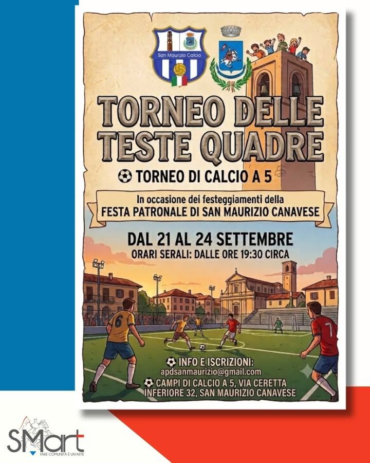 ⚽️Incomincia questa sera il "Torneo delle Teste Quadre" organizzato dall'Apd…