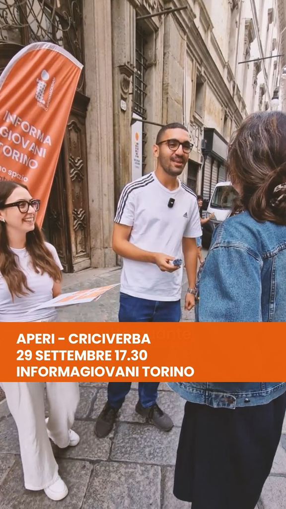 📍 VIA GARIBALDI 🍹 APERITIVO 💬 INFORMAGIOVANI Tre parole, un unico appuntamento.…