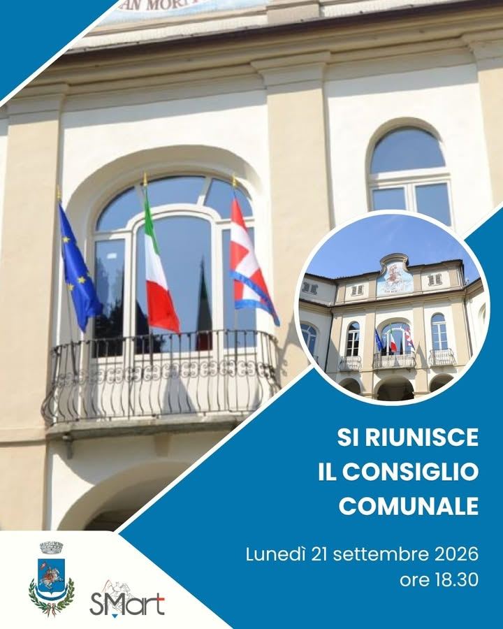 🇮🇹 Il Consiglio Comunale si riunirà oggi, lunedì 21 settembre, alle ore 18.30.