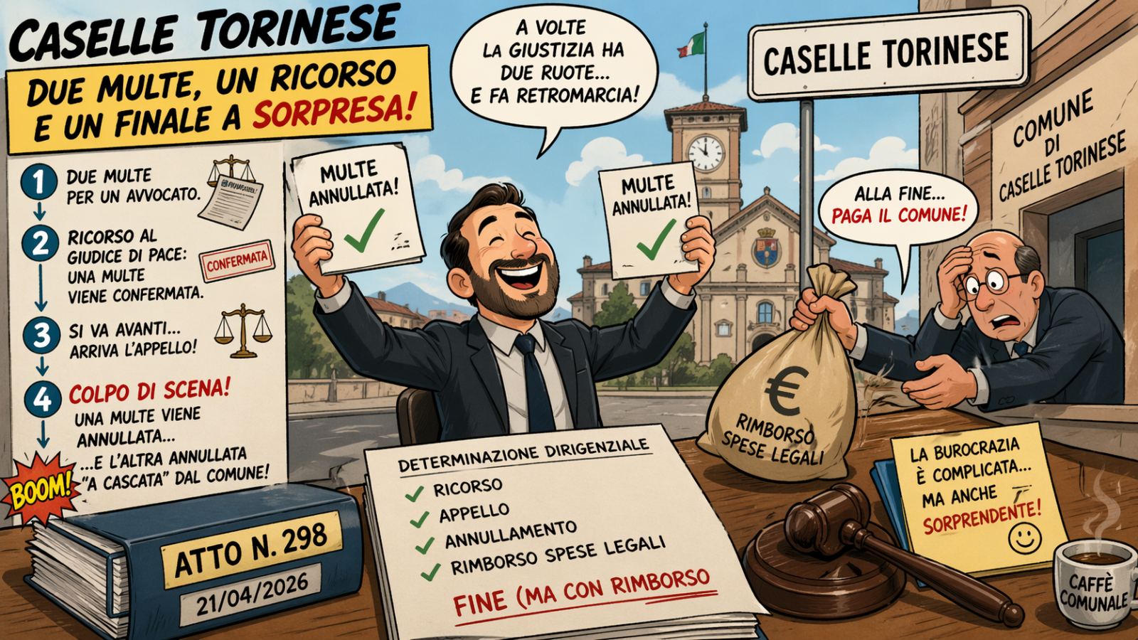 21 Aprile dalle multe al rimborso: la piccola saga finita in appello