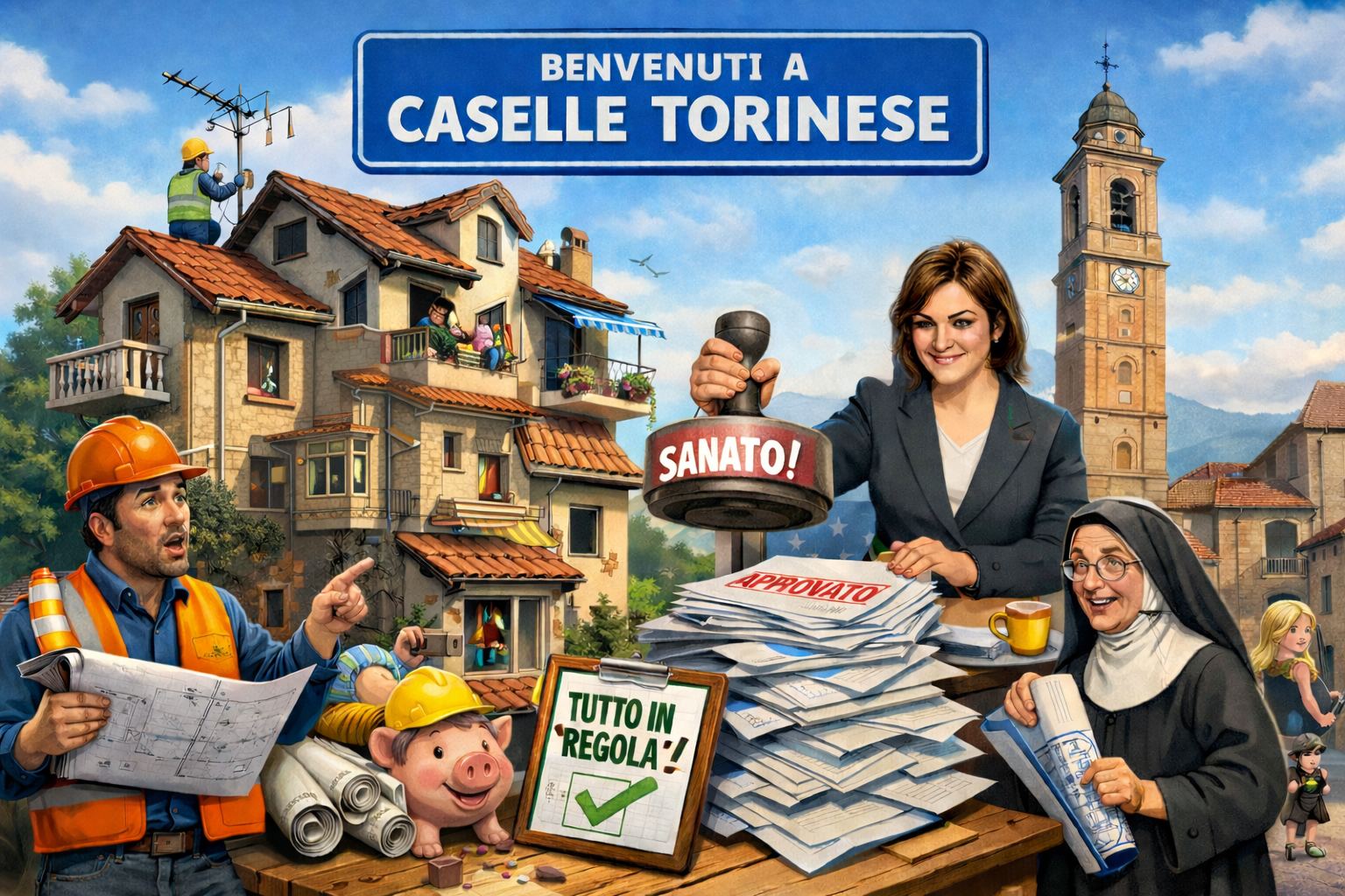 20 Aprile tra cantieri, contributi e… condono extra deluxe, il Comune sistema tutto (o quasi)