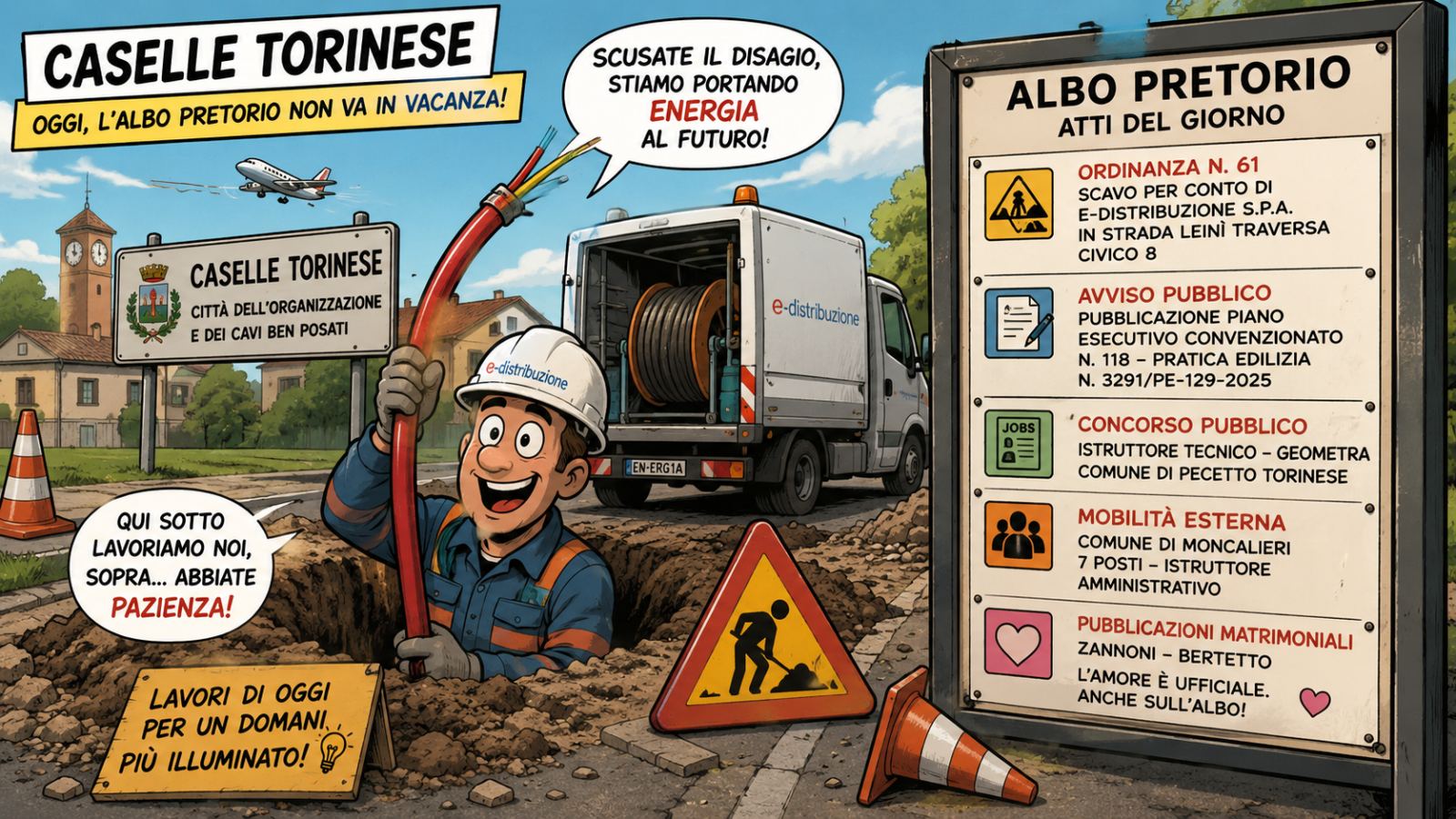 8 Maggio, Scavi, concorsi e promesse