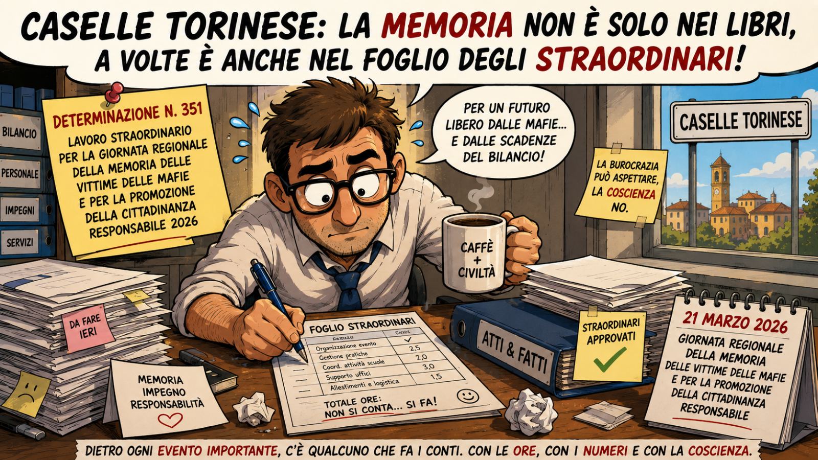 14 Maggio: tra straordinari, asfalti e campi sportivi… la burocrazia non va mai in ferie