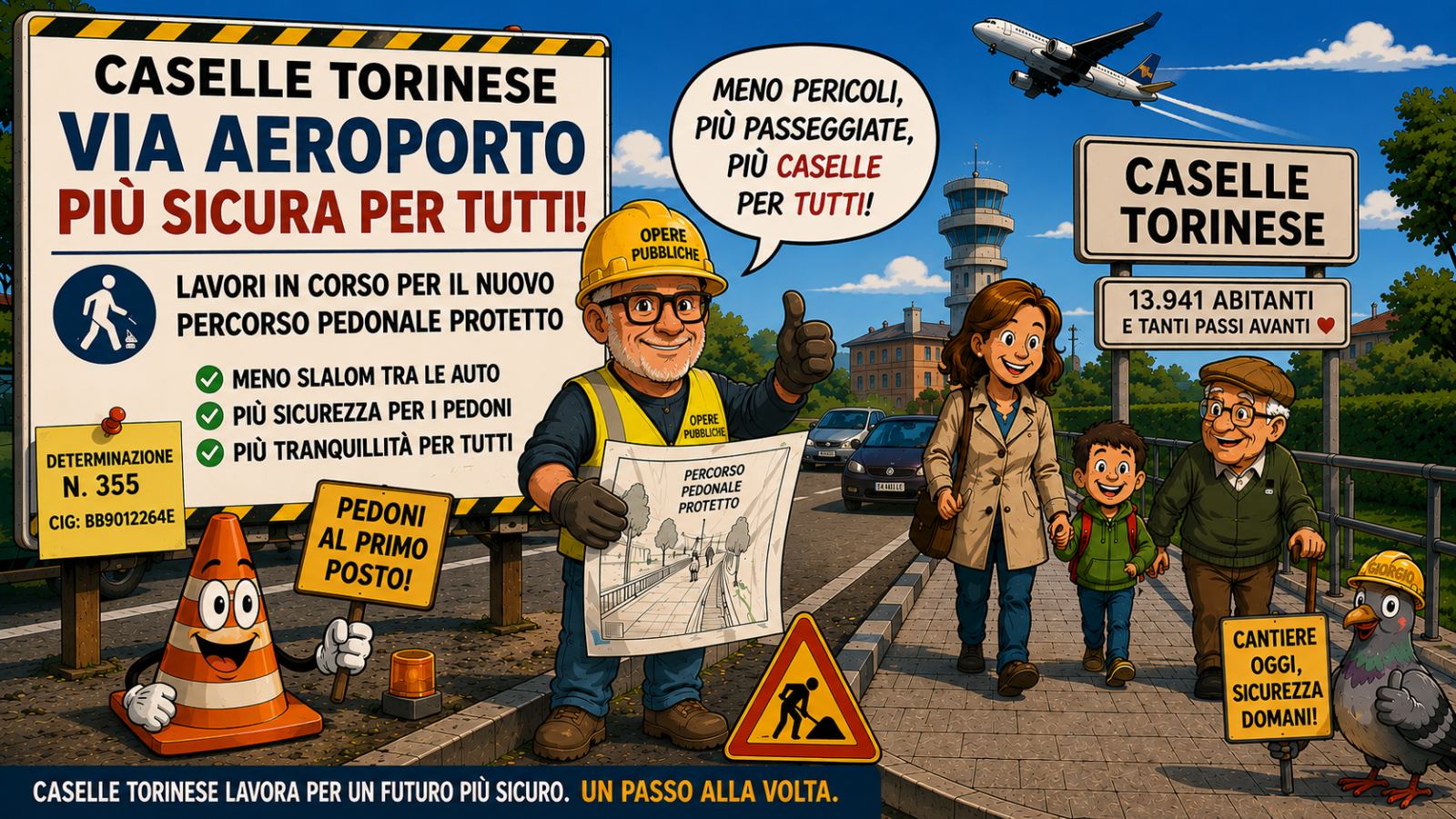 18 Maggio Pedoni, parcheggi e caldaie: il lunedì amministrativo di Caselle tra marciapiedi sicuri e conti da sistemare