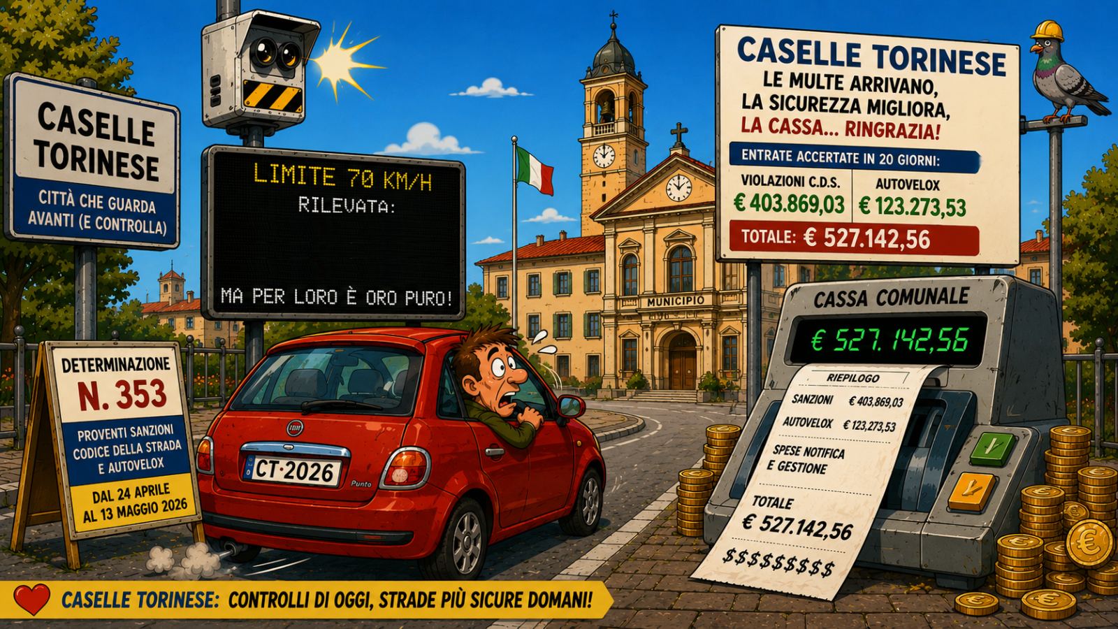 19 Maggio: tra multe, palestra nuova e caccia ai roditori