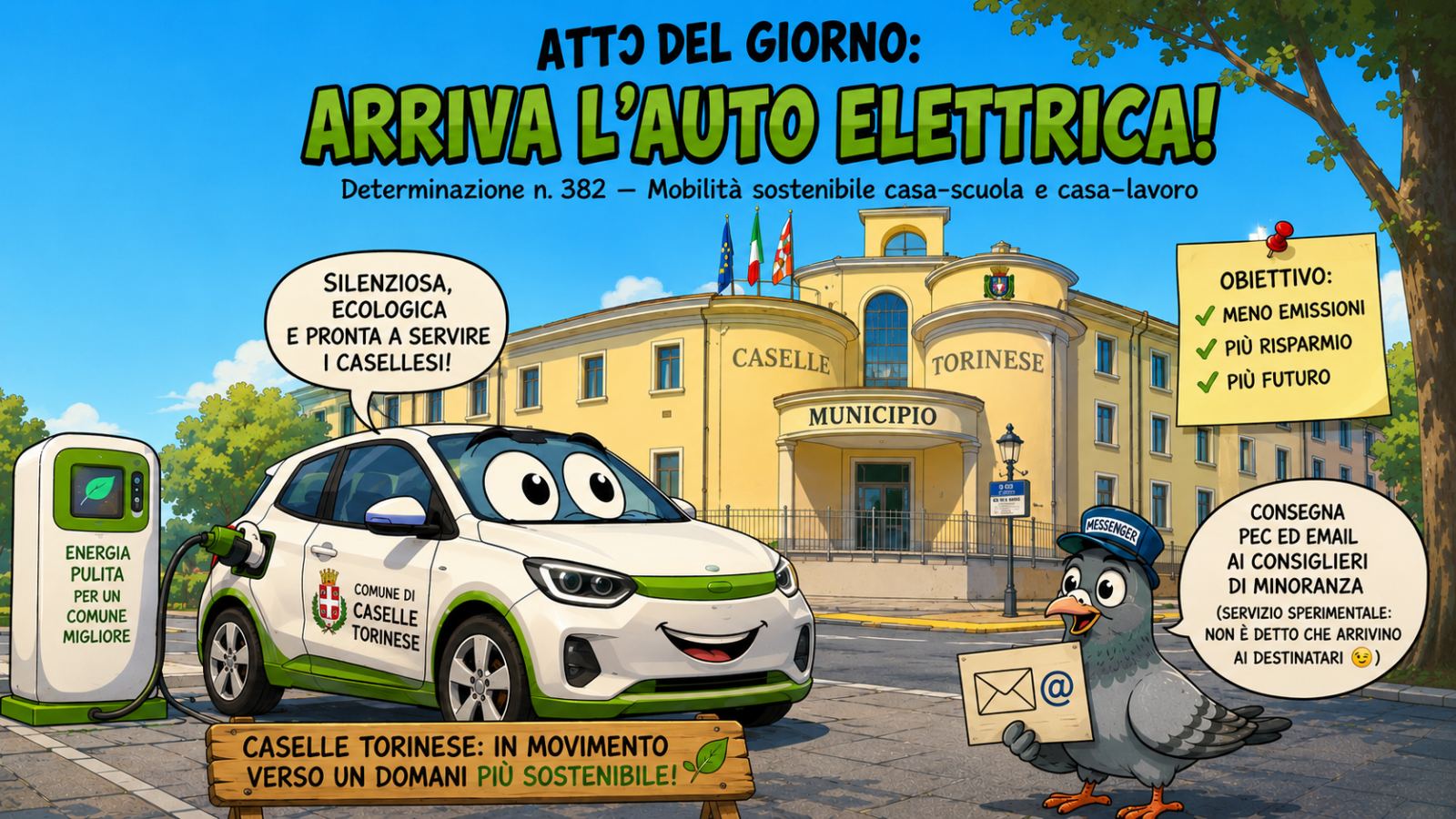27 Maggio si accelera sul futuro: auto elettrica nuova… PEC  ancora in modalità “piccione viaggiatore”