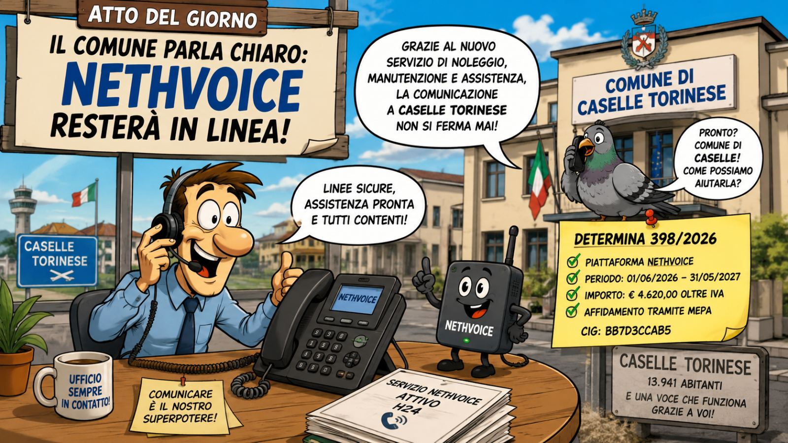 4 Giugno Le aree ATA fanno un passo avanti, NethVoice resta in linea