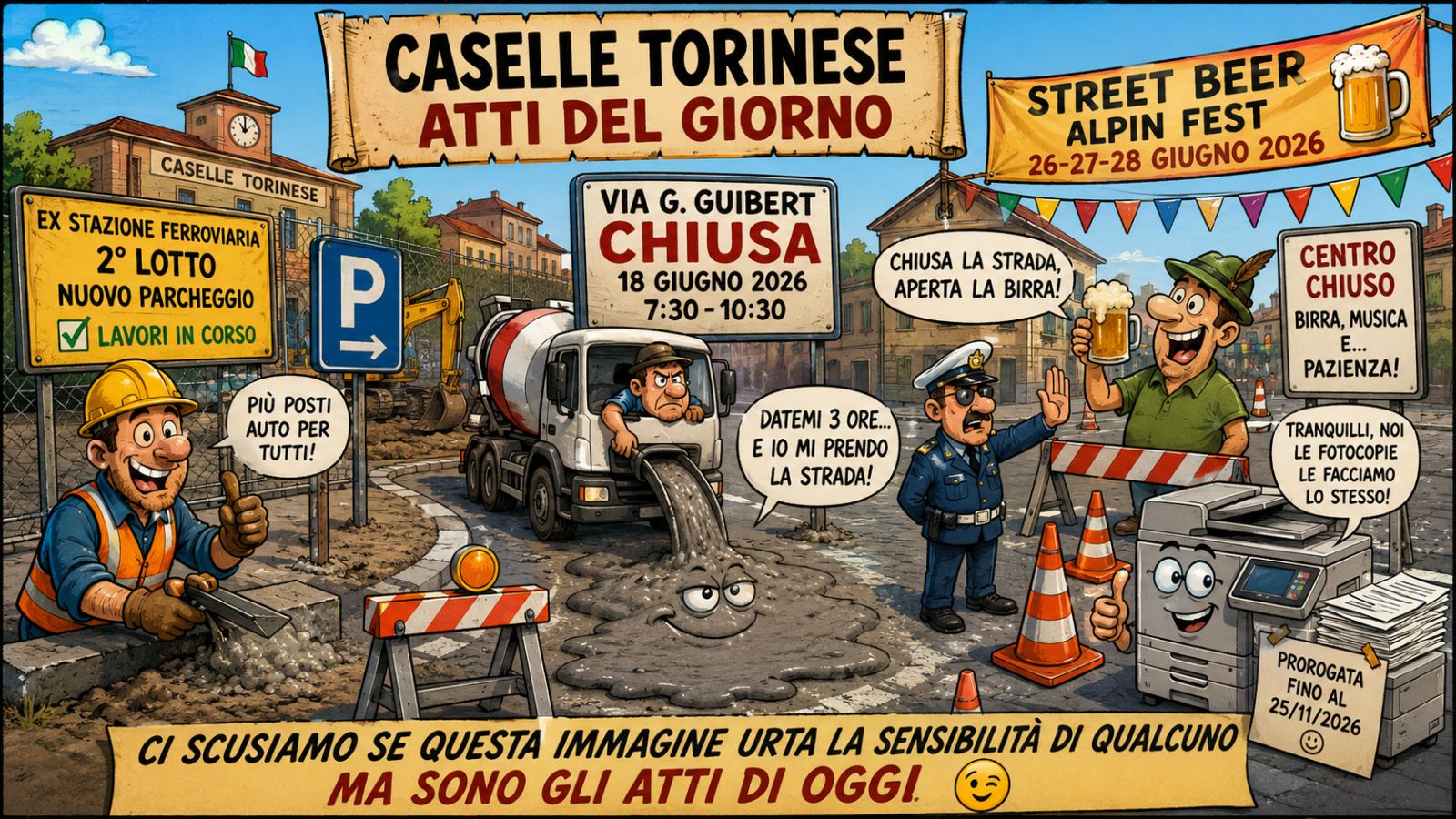 Nuovi parcheggi, fotocopiatrici operative e Street Beer Fest: cosa raccontano gli atti del 17 Giugno