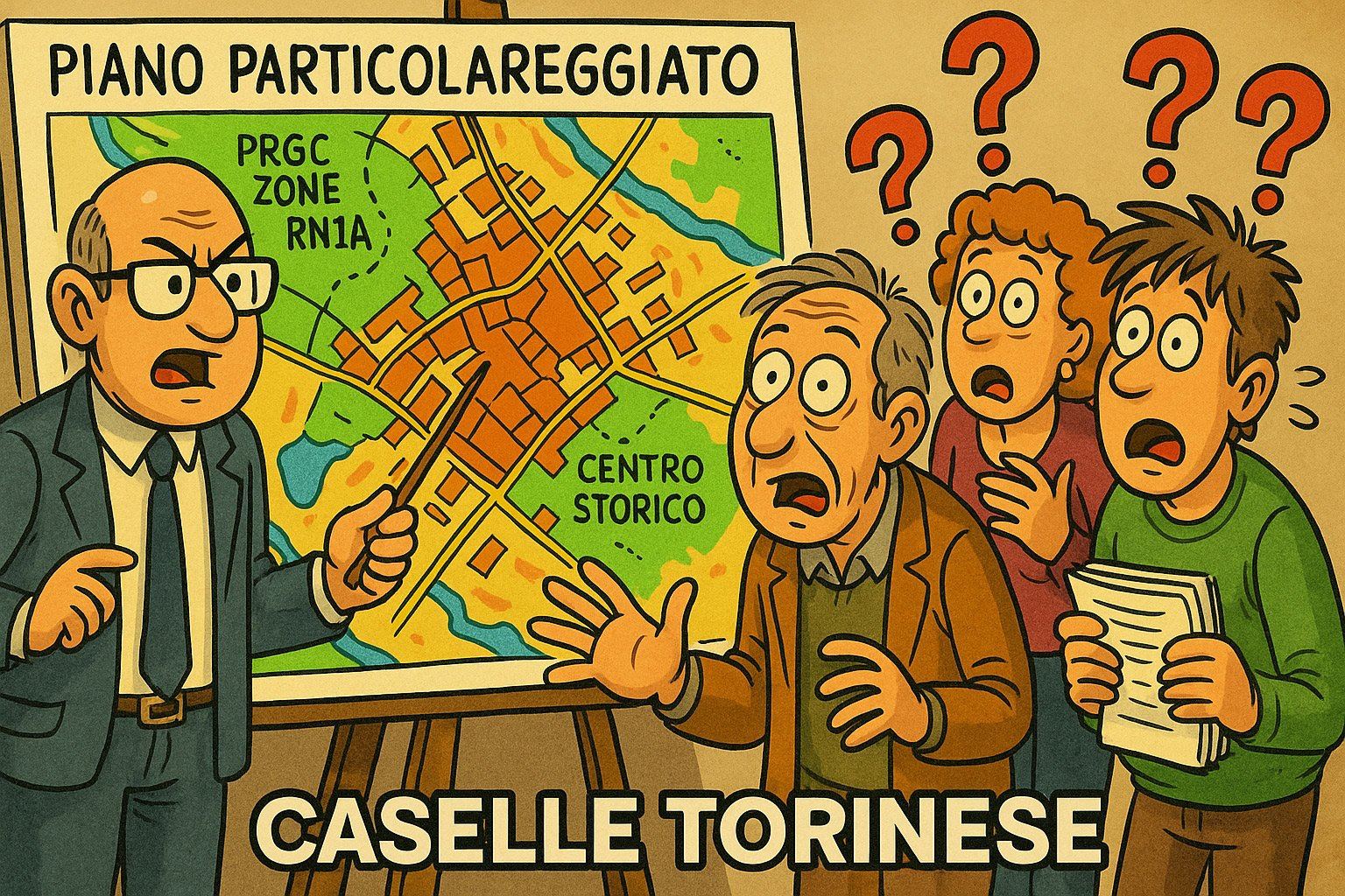 settimana 24, Caselle cambia volto… ma con il righello in mano