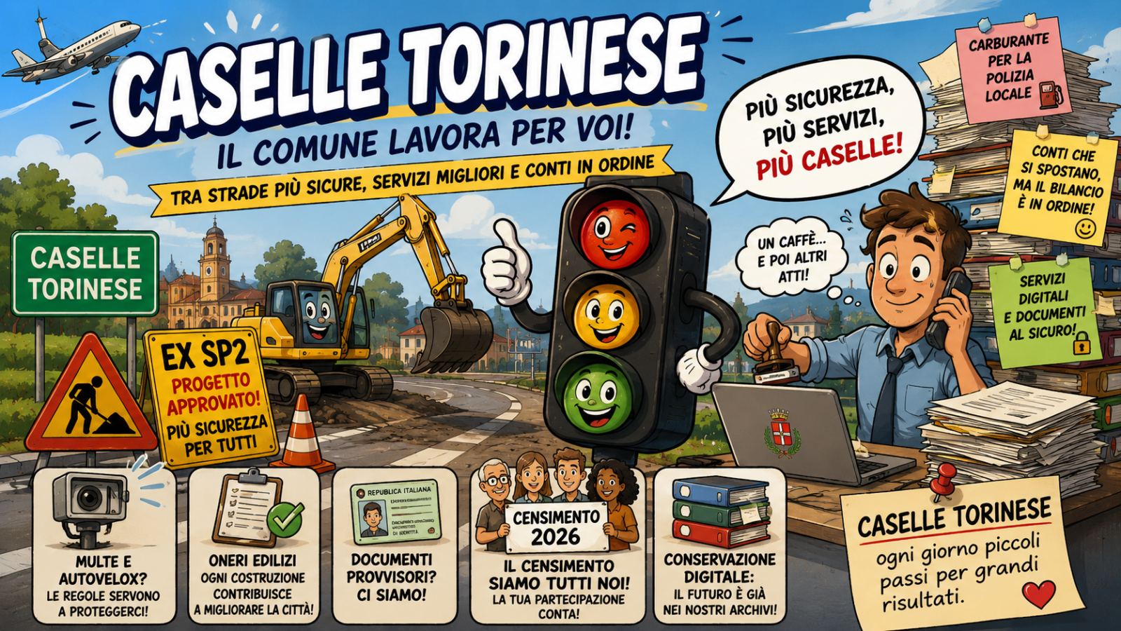 1 Settembre  tra ex SP2, semafori, multe, censimento e conti che si spostano