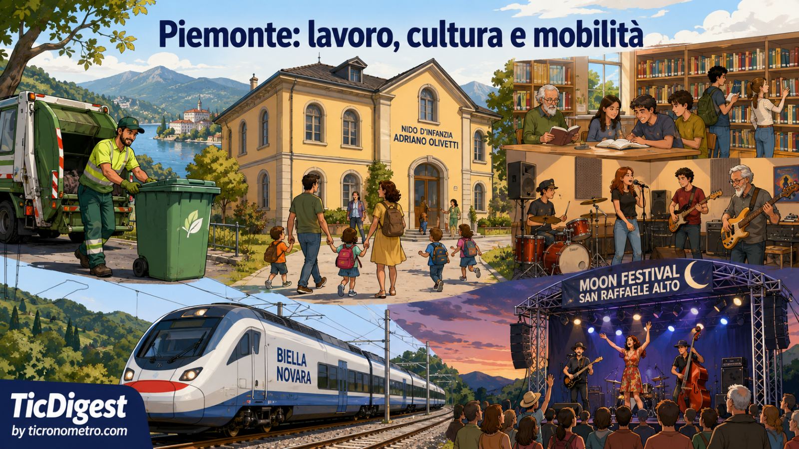 Piemonte, 1° settembre 2026: nuove opportunità di lavoro, eventi culturali e investimenti pubblici