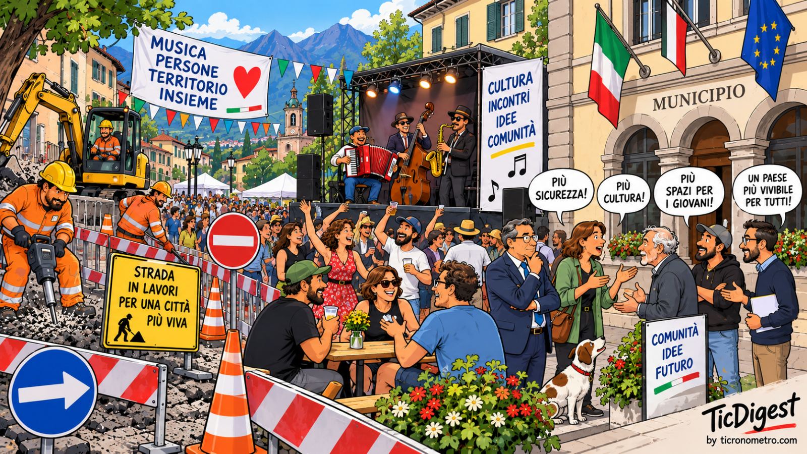 Leinì: lavori stradali, eventi culturali e modifiche alla viabilità nella settimana dal 7 al 13 settembre 2026