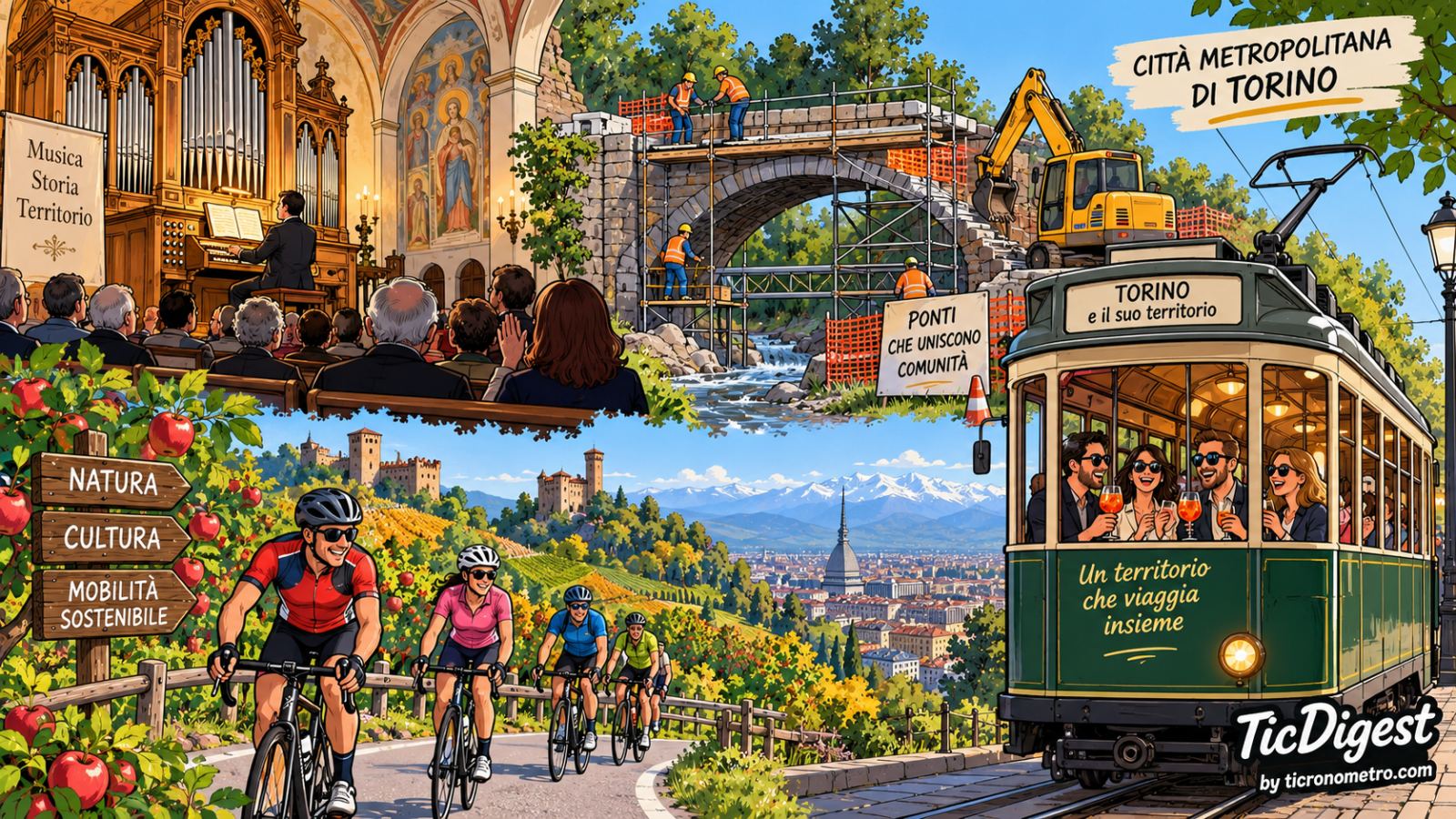 Settembre in Città Metropolitana di Torino: cultura, mobilità e valorizzazione del territorio
