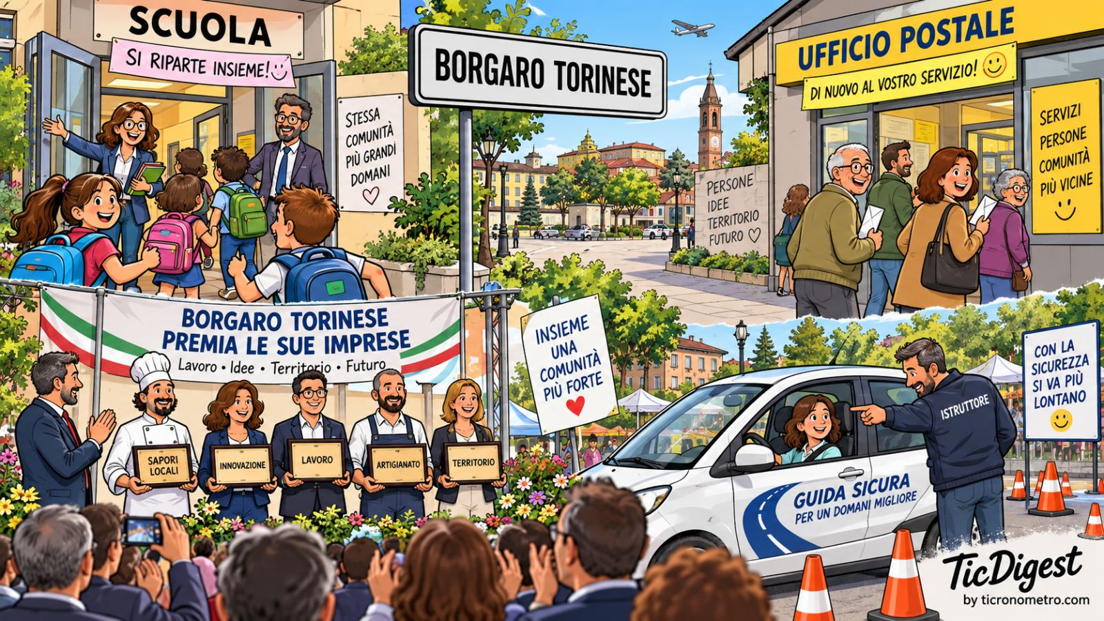 Borgaro Torinese: scuola, servizi e comunità al centro della settimana