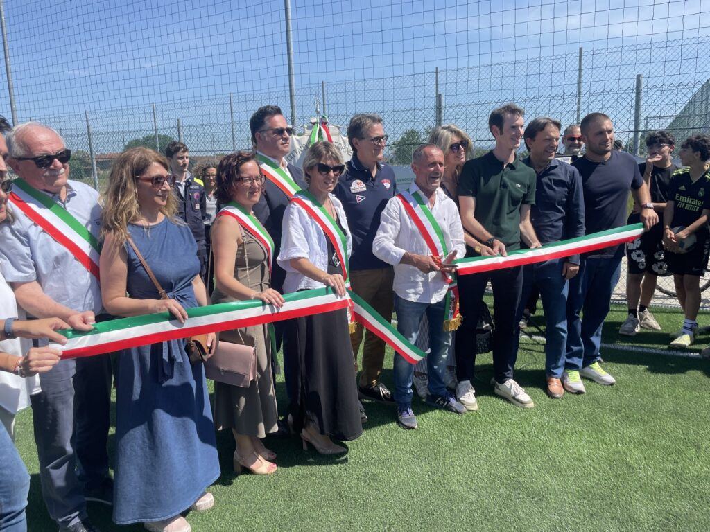Inaugurati in via Venaria i nuovi campi sportivi comunali