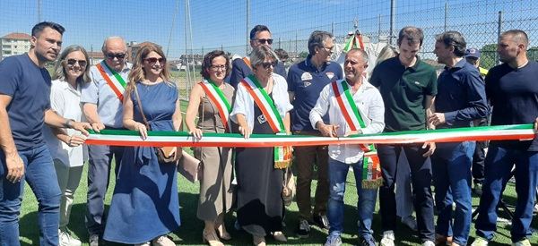 Inaugurati i nuovi campi sportivi in via Venaria